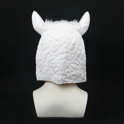 Alpaca  Full Head Mask Halloween Cosplay Prop