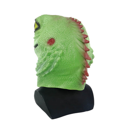 Green Lizard Cosplay Mask Halloween Cosplay Prop