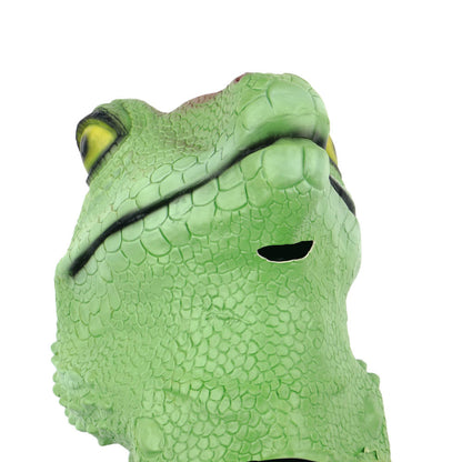 Green Lizard Cosplay Mask Halloween Cosplay Prop