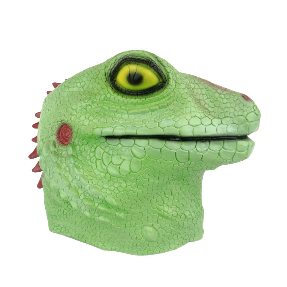 Green Lizard Cosplay Mask Halloween Cosplay Prop