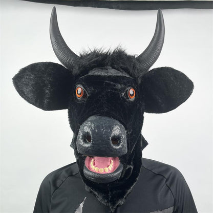 Bull Open Moving Mouth Mask Halloween Cosplay Props