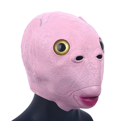 Pink Fish Cosplay Mask Halloween Cosplay Prop