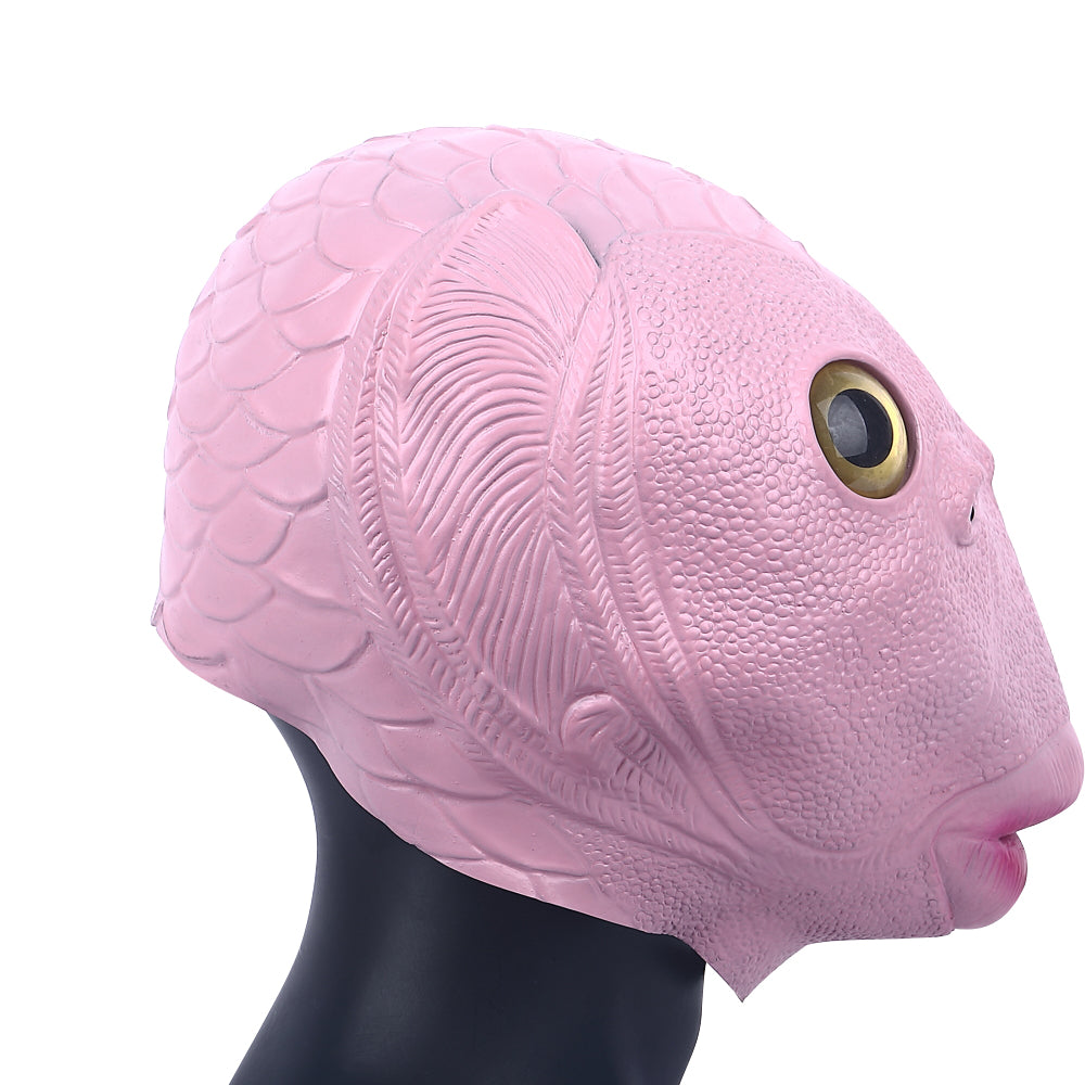 Pink Fish Cosplay Mask Halloween Cosplay Prop