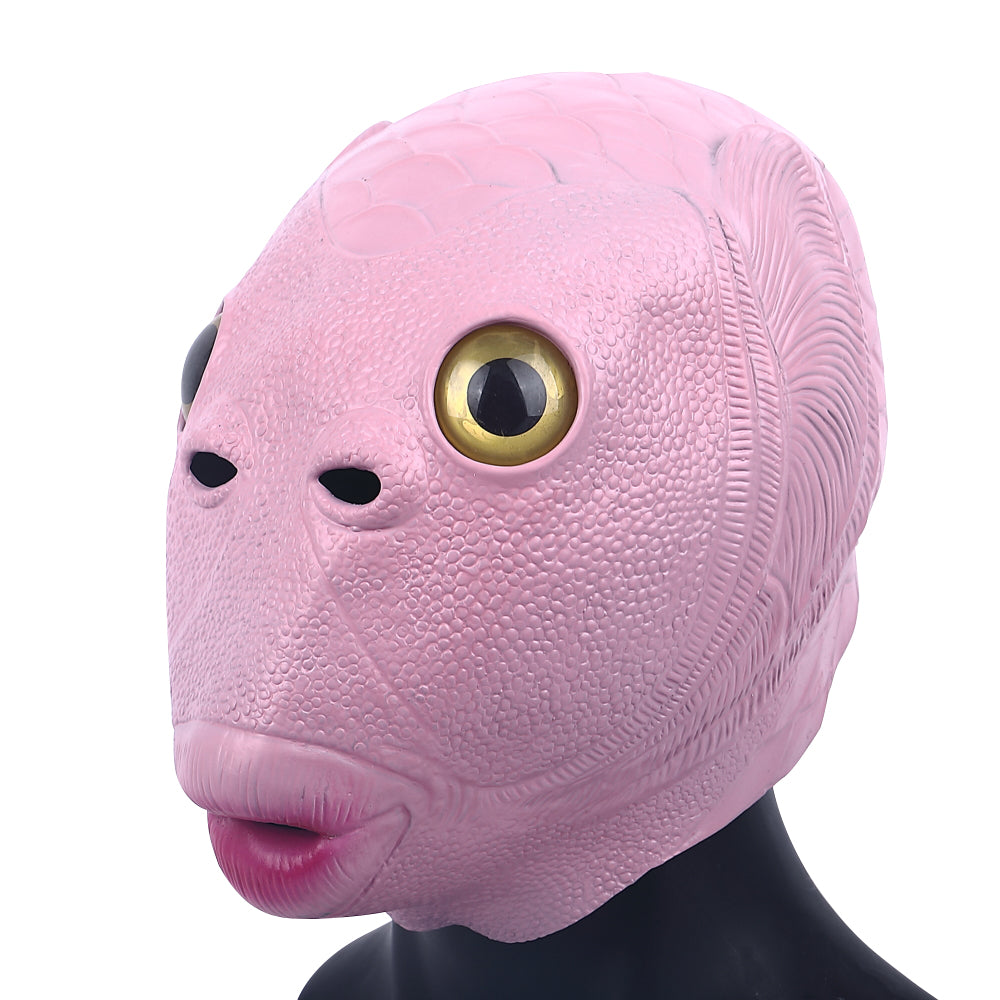 Pink Fish Cosplay Mask Halloween Cosplay Prop