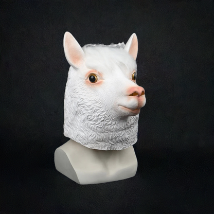 Alpaca  Full Head Mask Halloween Cosplay Prop